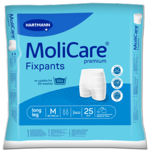 SLIP DE FIXATION MOLICARE PREMIUM FIXPANTS LONG LEG  MEDIUM HARTMANN Sachet de 25 pièces