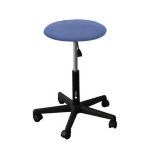 TABOURET MEDICAL BLEU LAVANDE 5 ROULETTES