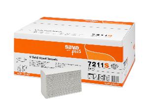 Essuie main Enchevêtrés SAVE PLUS avec pli en V 21,5 par 18cm