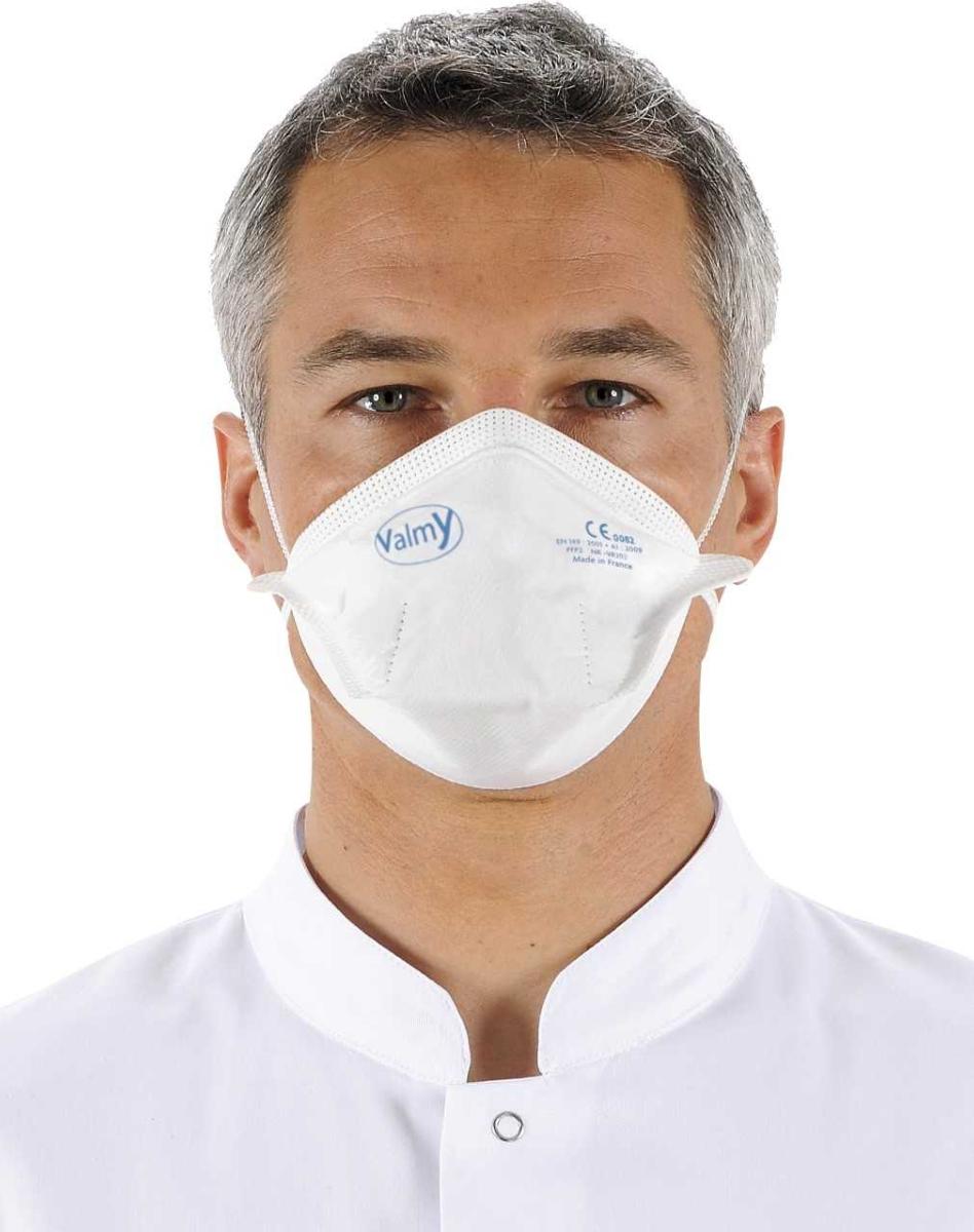 Masque de protection respiratoire FFP2 sur