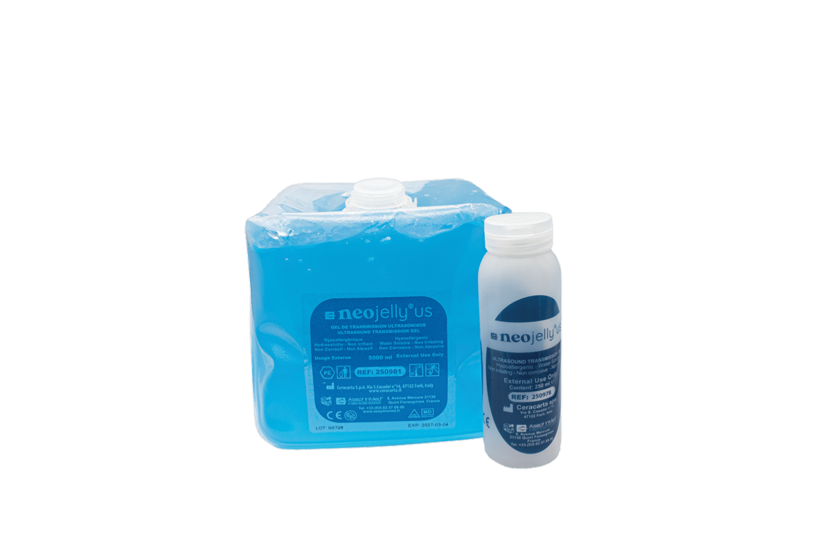 Gel conducteur ultrason unigel bleu 250 ML Asept Inmed