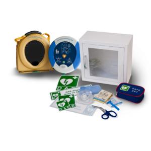 PACK DEFIBRILLATEUR SEMI-AUTOMATIQUE HEARTSINE SAMARITAN PAD 500P