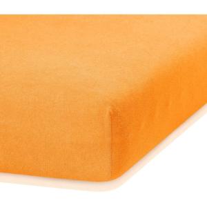 DRAP HOUSSE ÉPONGE AVEC TROU TABLE MASSAGES ORANGE