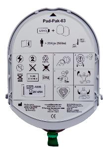 PACK DEFIBRILLATEUR SEMI-AUTOMATIQUE HEARTSINE SAMARITAN PAD 500P