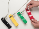 Ceinture ECG à sangle avec connecteur dédié à vis LevMed