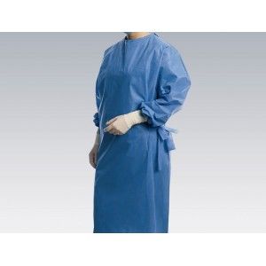 BLOUSE D'ISOLATION FOLIODRESS S HARTMANN NON STÉRILE BLEUE