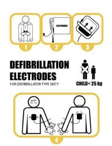 ELECTRODES DAE ENFANTS SKITY