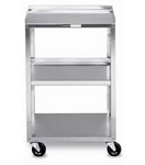 GUERIDON MEDICAL INOX 3 PLATEAUX 