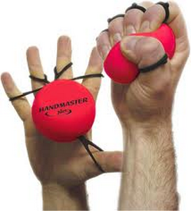 BALLE REEDUCATION MAINS HANDMASTER Rouge 