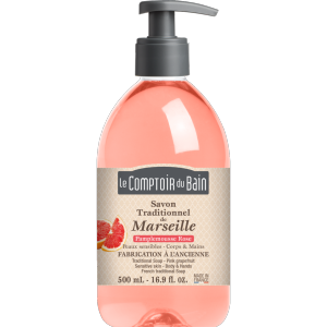 Savon traditionnel de Marseille Pamplemousse-Rose, GILBERT 500 ml