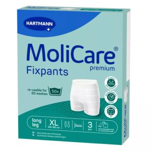 SLIP DE FIXATION MOLICARE PREMIUM FIXPANTS long leg  XLARGE HARTMANN Sachet de 3 pièces
