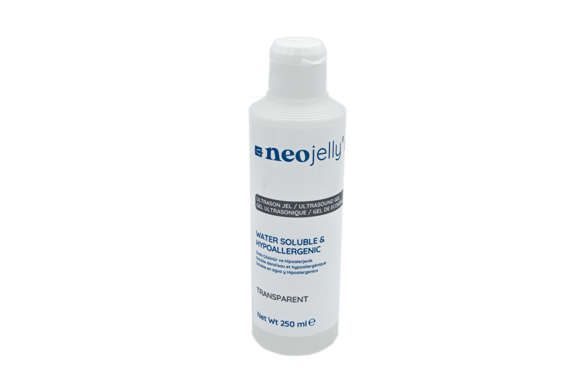 Gel échographique NeoJelly US - Bleu ou transparent - Flacon de 250 ml