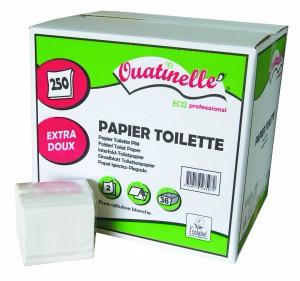 PAPIER TOILETTE ENCHEVÊTRÉ EN PAQUET