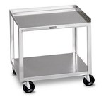 GUERIDON MEDICAL INOX 2 PLATEAUX STAINLESS