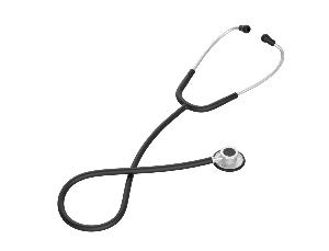STETHOSCOPE SPENGLER PULSE II SIMPLE PAVILLON CARBONE