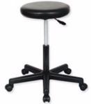 TABOURET D'EXAMEN MDICAL  ROULETTES NOIR