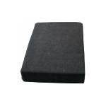 DRAP HOUSSE ÉPONGE POUR TABLES D'EXAMEN 80 x 195 CM GRIS ANTHRACITE 