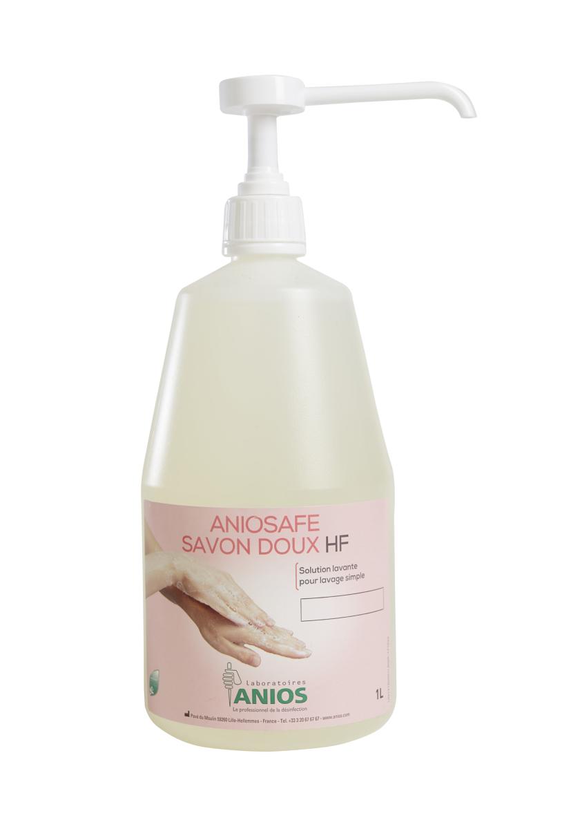 Savon Anios doux AnioSafe HF Bidon 1 L, Lavage des mains