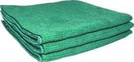 LAVETTE MICROFIBRES Verte 40x40 CM