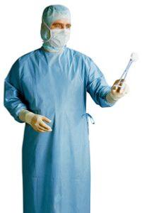 Protection médical avec protège tête, masque et blouse de protection médicale